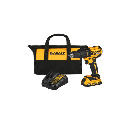 DCD7781D1-B3 Taladro percutor inalámbrico 20V Brushless kit 1 batería 2A