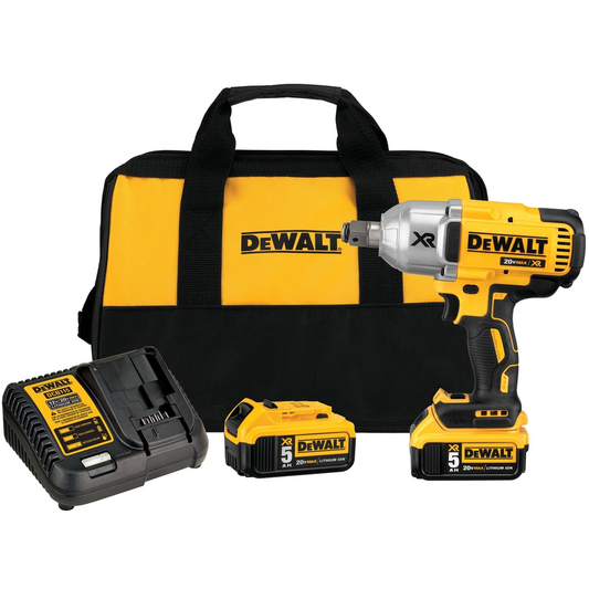 DCF897P2 Llave de impacto 20V 3/4" 1200 Lb-ft Kit 2 baterías 5 amperios