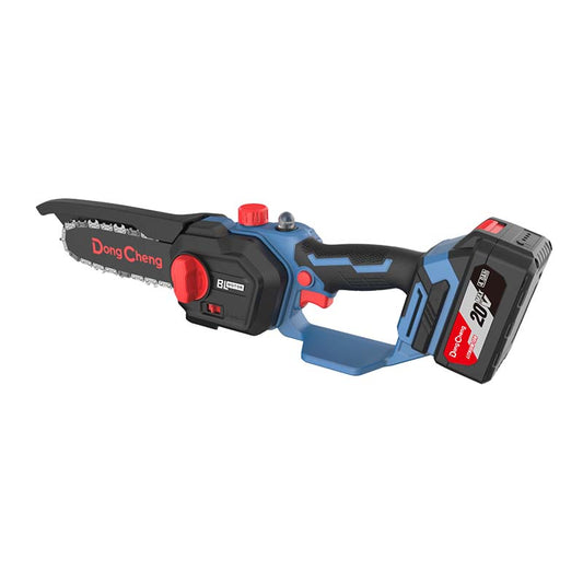 DCML20081 Sierra de cadena inalámbrica brushless 20V 200 mm con 2 baterías 4 amperios, type EM