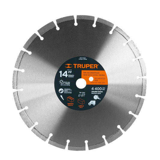 DID-3140C Disco de diamante, 14' para concreto