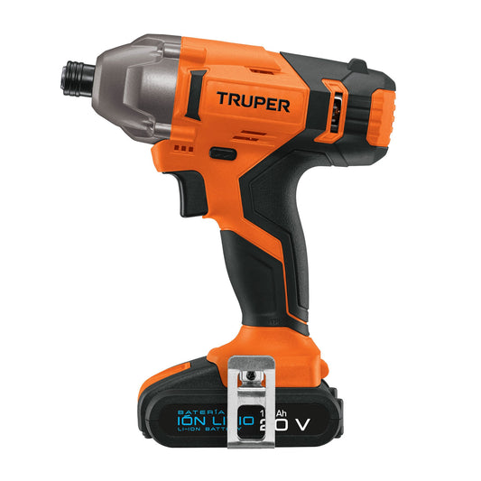 DIMI-20A Destornillador de impacto 1/4', batería ion litio 20 V