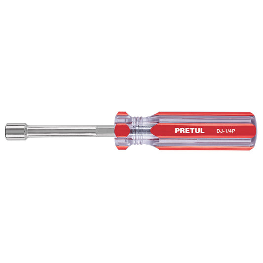 DJ-1/4P Desarmador de caja 1/4' mango de PVC Pretul