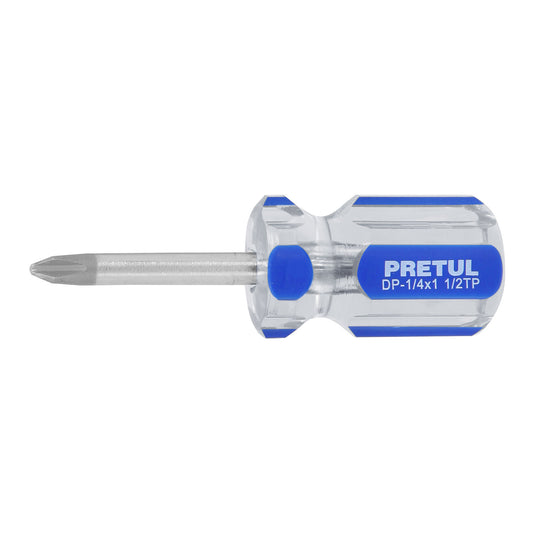 DP-1/4X1-1/2TP Destornillador punta phillips 1/4" x 1-1/2", mango PVC, Pretul