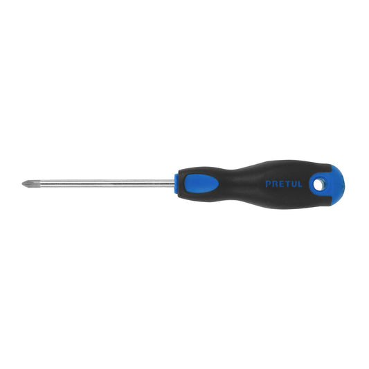 DP-1/4X4BP Destornillador punta phillips 1/4" x 4", mgo Comfort Grip, Pretul