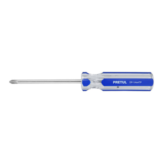 DP-1/4X4TP Destornillador punta phillips 1/4" x 4", mango PVC, Pretul