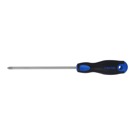 DP-1/4X6BP Destornillador punta phillips 1/4" x 6", mgo Comfort Grip, Pretul