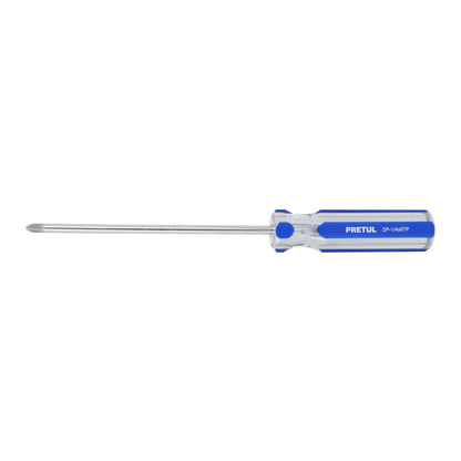 DP-1/4X6TP Destornillador punta phillips 1/4" x 6", mango PVC, Pretul