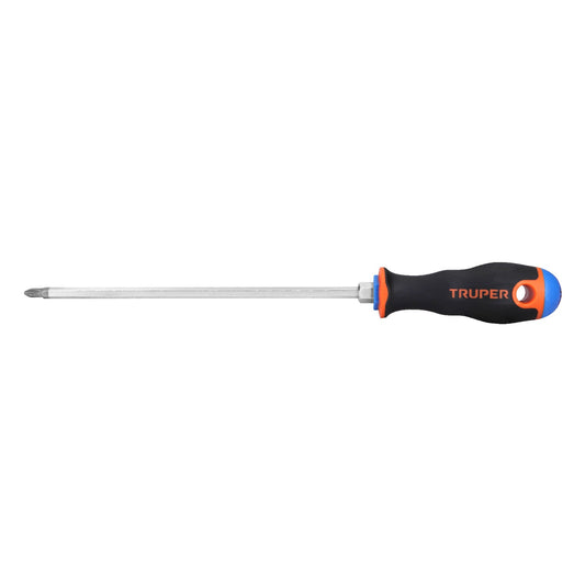 DP-1/4X8B Destornillador punta phillips 1/4" x 8" mango Comfort Grip