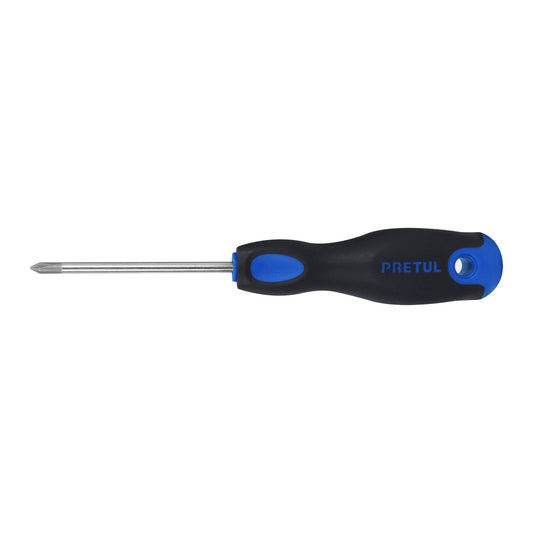 DP-3/16X3BP Destornillador punta phillips, 3/16" x 3", mgo Comfort Grip, Pretul