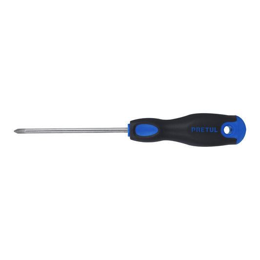 DP-3/16X4BP Destornillador punta phillips, 3/16" x 4", mgo Comfort Grip, Pretul