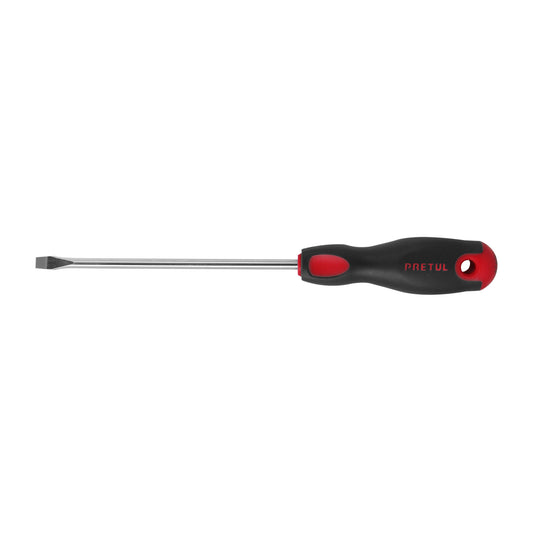 DR-1/4X6BP Destornillador punta pala, 1/4" x 6", mango Comfort Grip, Pretul