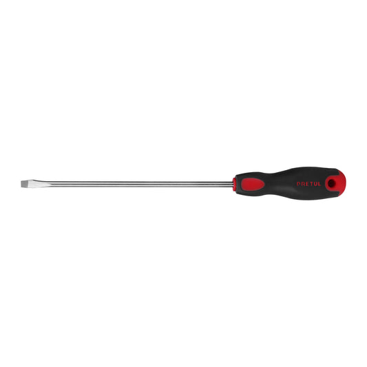 DR-1/4X8BP Destornillador punta pala, 1/4" x 8", mango Comfort Grip, Pretul