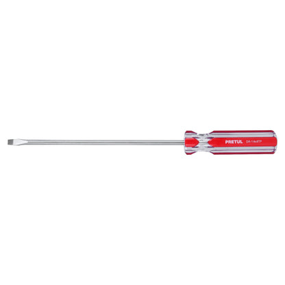 DR-1/4X8TP Destornillador punta pala 1/4" x 8", mango PVC, Pretul