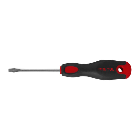 DR-3/16X3BP Destornillador punta pala, 3/16" x 3", mgo Comfort Grip, Pretul