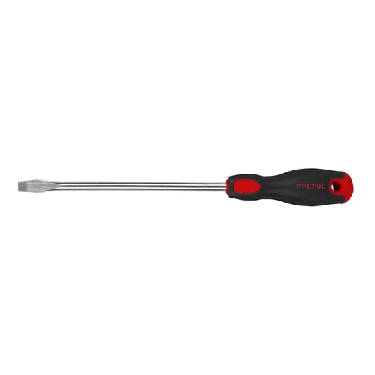 DR-3/8X8BP Desarmador plano, 3/8' x 8', mango Comfort Grip, Pretul