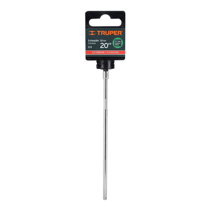 E-5465 Extensión de 20" para ratchet para copas mando 1/2"
