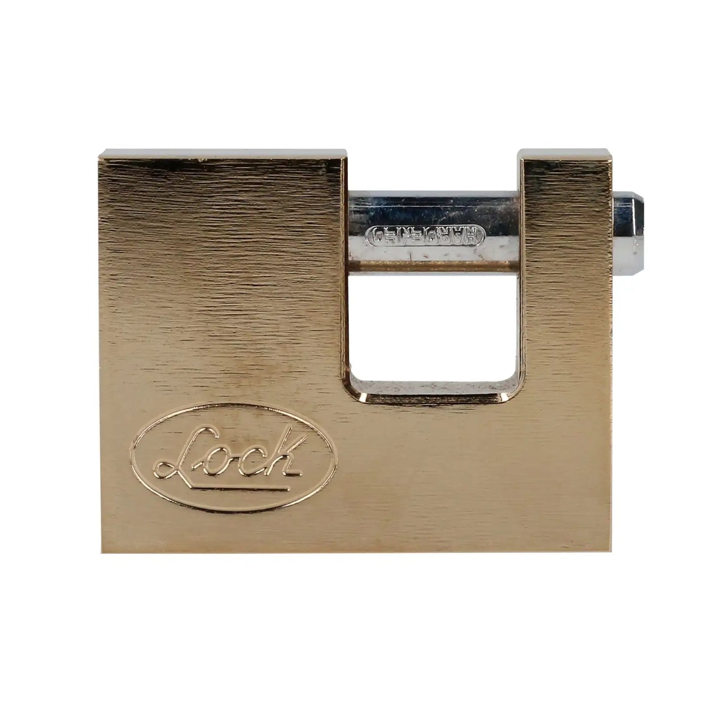 L22C70TLBB Candado de acero anti-cizalla  70 mm con llave tetra, latón brillante, Lock