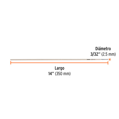 E6011-3 Electrodo 6011 de 3/32', bolsa de 1 kg