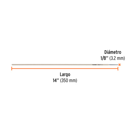 E6011-4 Soldadura eléctrica 6011 de 1/8', bolsa con 1 kg