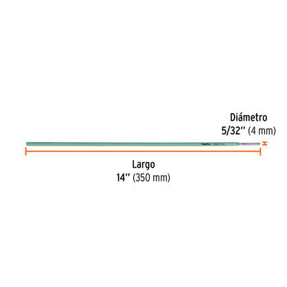 E6013-5 Soldadura eléctrica 6013 de 5/32', bolsa con 1 kilo