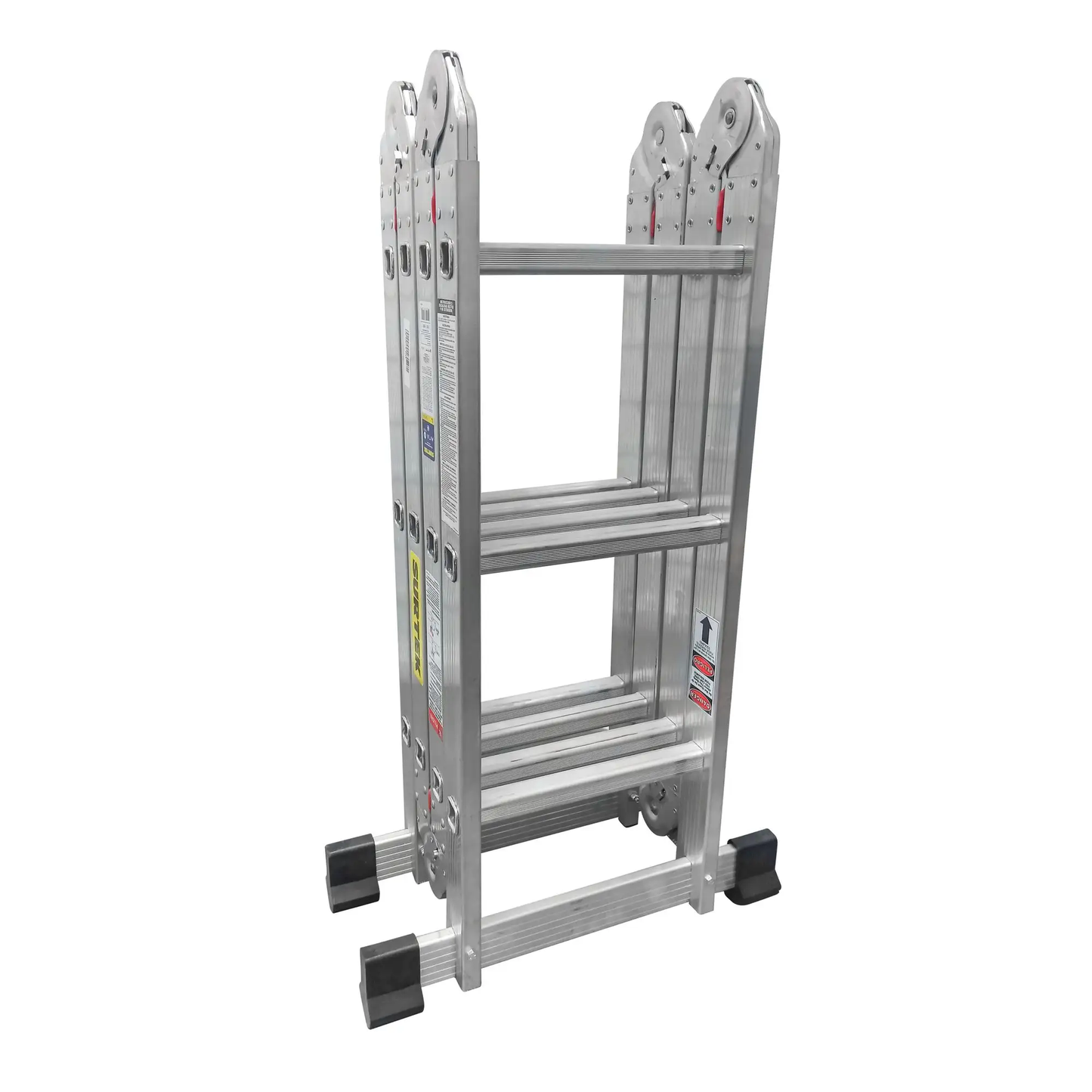 EM212 Escalera multiposición tipo 3 de aluminio, 12 peldaños