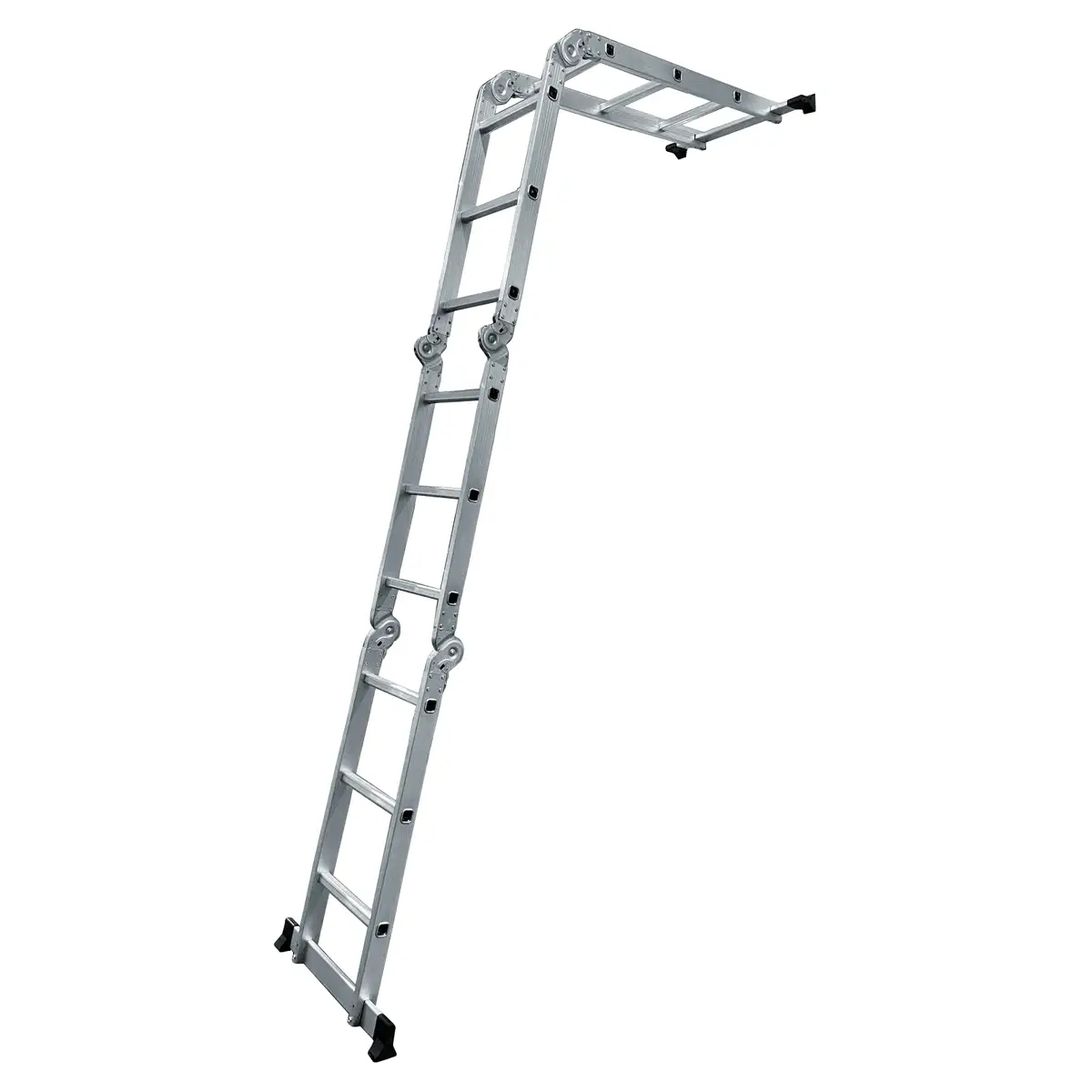EM212 Escalera multiposición tipo 3 de aluminio, 12 peldaños