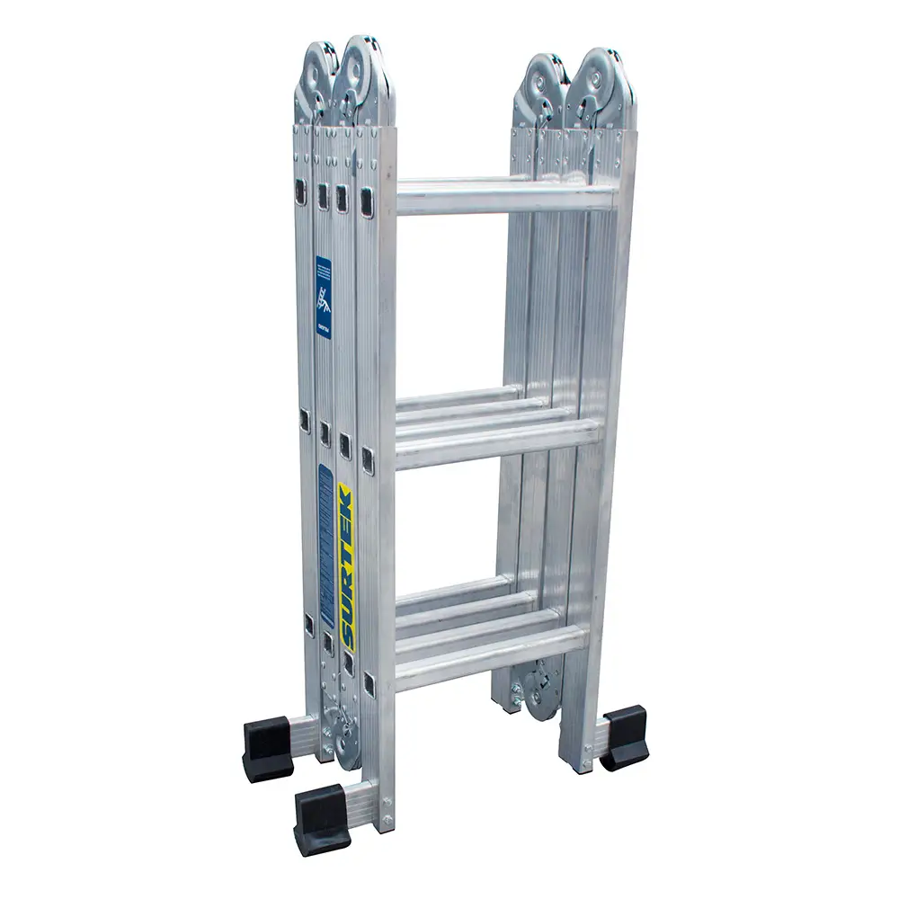 EM212 Escalera multiposición tipo 3 de aluminio, 12 peldaños