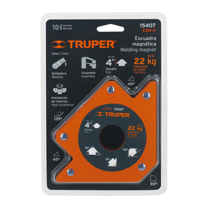 ESM-4 Escuadra magnética para soldar, 23 kg