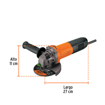 ESMA-4-1/2A12 Pulidora angular 4-1/2", profesional, 700 W Truper