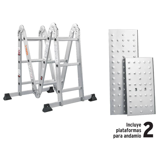 ESMU-112 Escalera multiposición, 12 peldaños, Tipo I