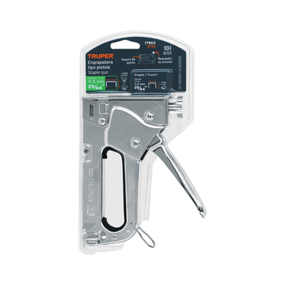 ET-21 Grapadora tipo pistola para ¼',5/16', 3/8', con 200 grapas