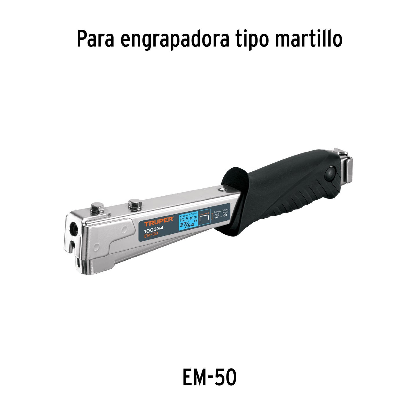 ET-50-1/4 Grapas para ET-50, 1/4", caja con 1000 piezas