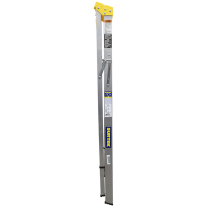 ET4 Escalera de tijera tipo 3 de aluminio y tapa plástica, 4 peldaños