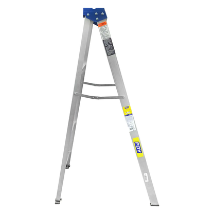 ETF4 Escalera de tijera tipo 3 de aluminio y tapa plástica, 4 peldaños