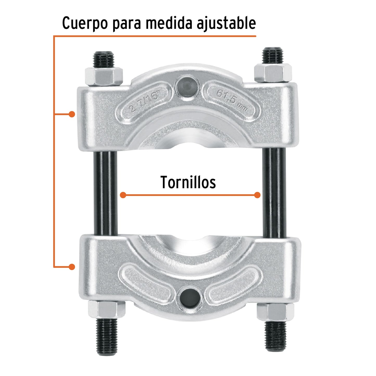 EX-B2 Extractor de rodamientos tipo guillotina, alcance max. 62 mm