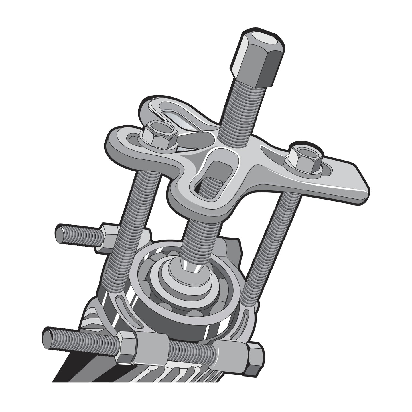 EX-B2 Extractor de rodamientos tipo guillotina, alcance max. 62 mm