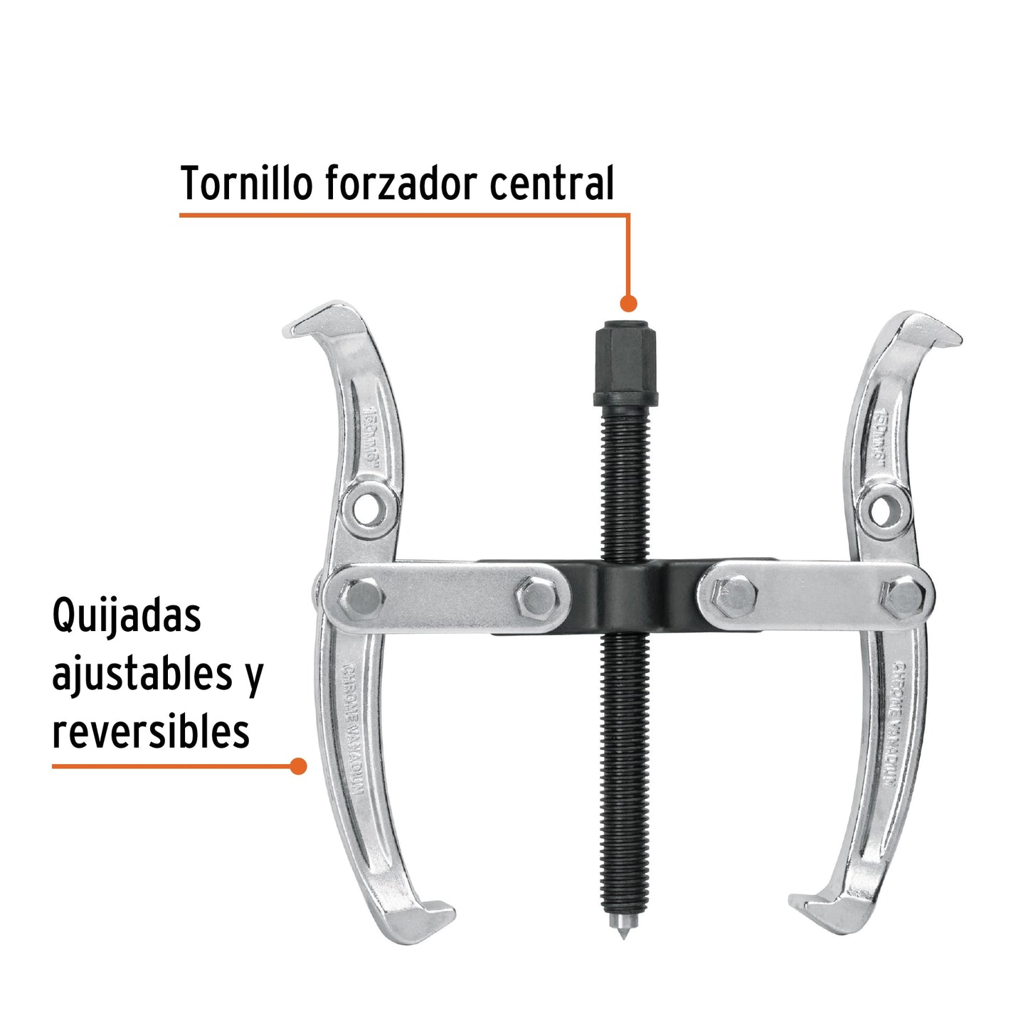EX-P2-10 Extractor reversible, 2 brazos, 10"