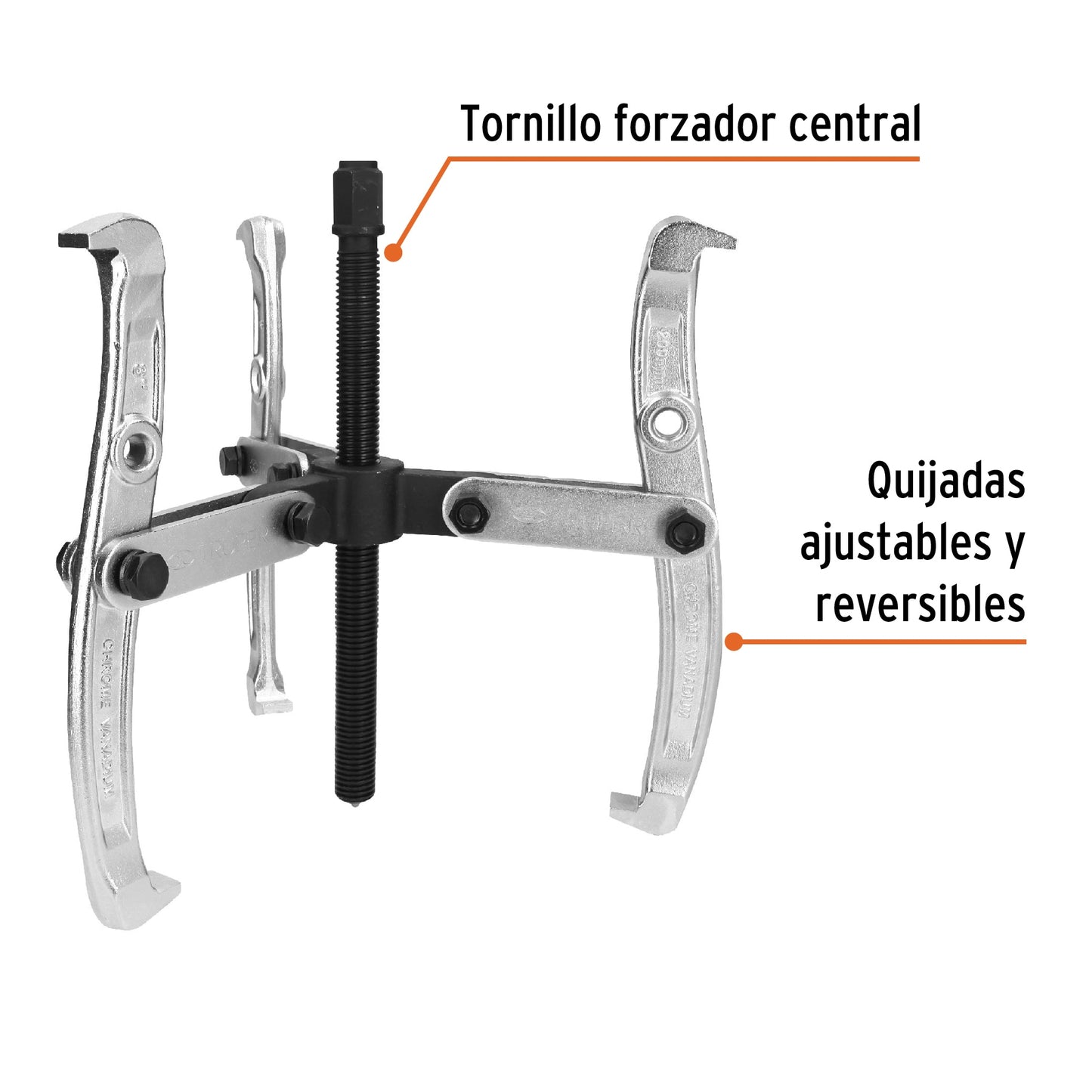 EX-P8 Extractor reversible, 3 brazos, 8"