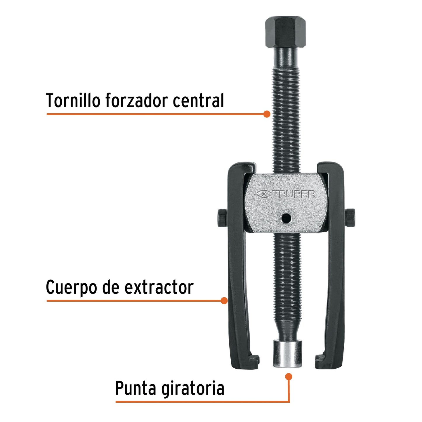 EX-PACA Extractor de poleas, pata de cabra