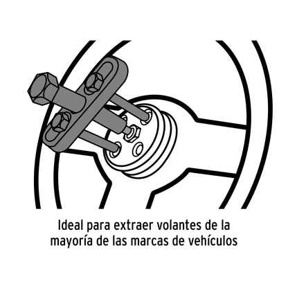 EXT-10 Juego de extractores de volantes, 10 piezas