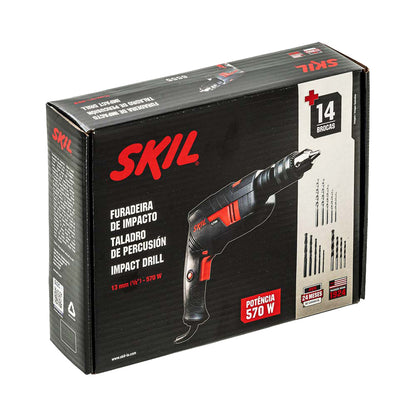 Taladro percutor Skil 6555 570W 110V 14 brocas