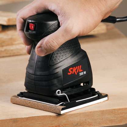 Lijadora orbital Skil 7232 200W 110V con 30 lijas y 1 máscara