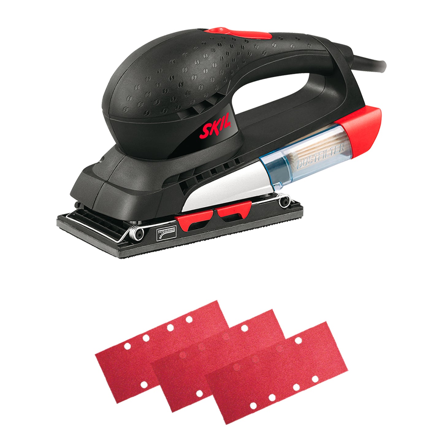 Lijadora orbital Skil 7351 200W 110V con 3 lijas