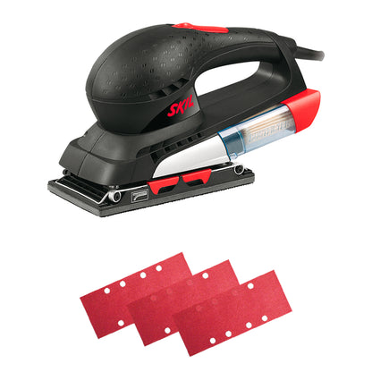 Lijadora orbital Skil 7351 200W 110V con 3 lijas