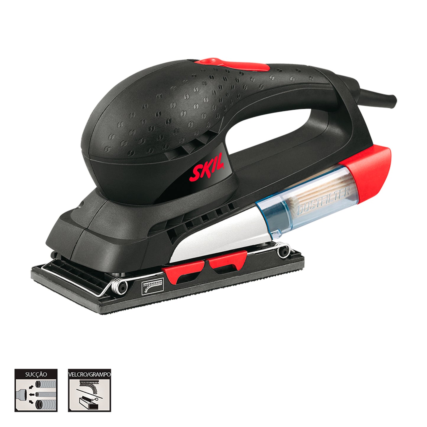 Lijadora orbital Skil 7351 200W 110V con 3 lijas