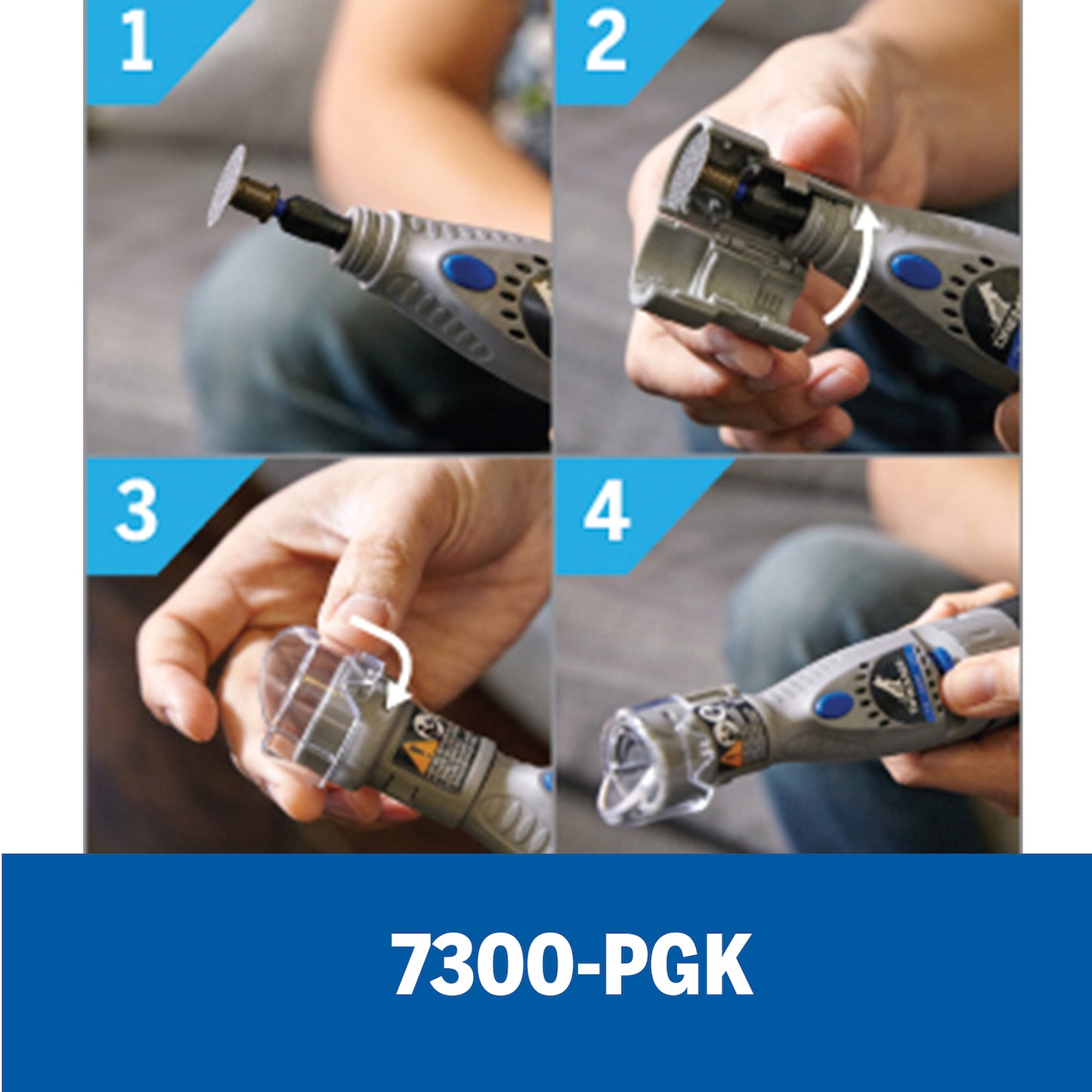 Dremel 7300 Kit de Limado para Uñas de mascota 4,8V