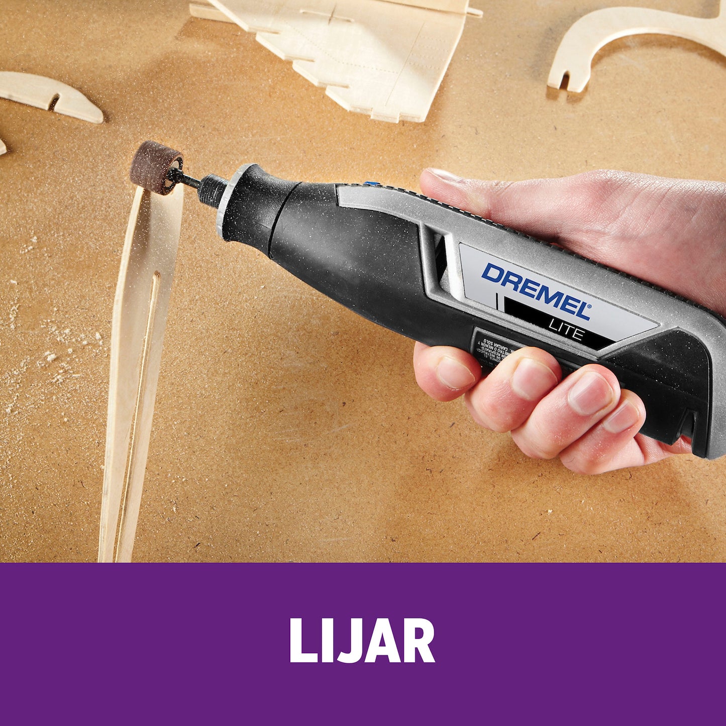 Dremel Lite Mototool Inalámbrico Batería de 4V Max de Litio con 10 Accesorios