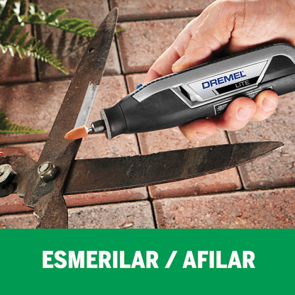 Dremel Lite Mototool Inalámbrico Batería de 4V Max de Litio con 10 Accesorios