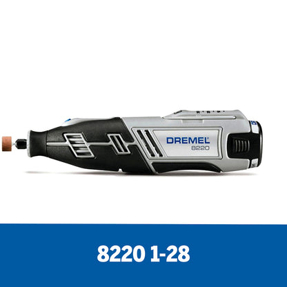Dremel 8220 Mototool Inalámbrico/Batería de Litio de 12V Max con 1 Acople y 28 Accesorios + Maleta