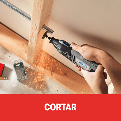 Dremel 8220 Mototool Inalámbrico/Batería de Litio de 12V Max con 1 Acople y 28 Accesorios + Maleta